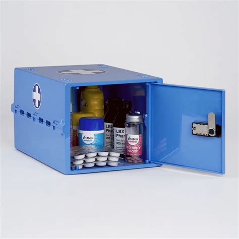 large metal medicine key locking boxes|lockable medicine box small.